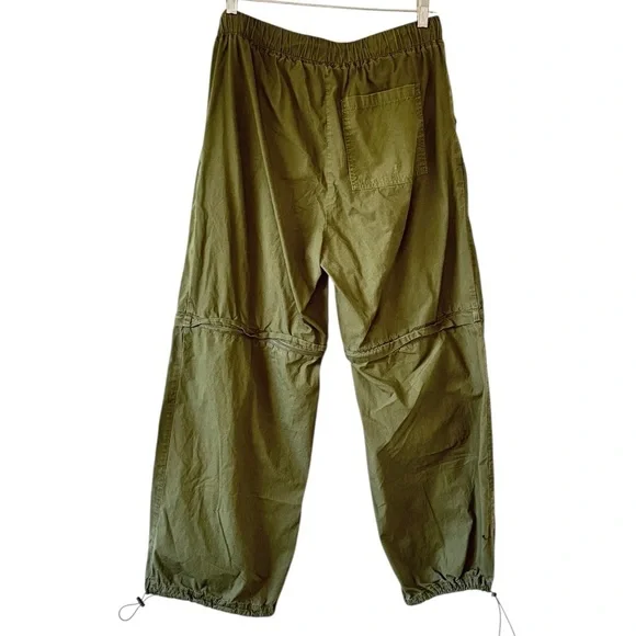 Hot Topic Men's Convertible Cargo Pants 5 Pocket Green Convert to Shorts 32 x 32 - Picture 4 of 9